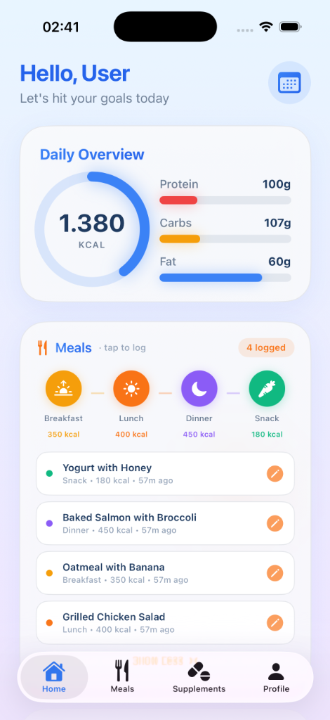 Tracksy app light mode